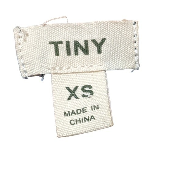 Tiny Anthropologie orange mot mini dress fun abstract print size XS - Picture 3 of 10